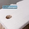 Oil-Proof Disposable Bed Sheets for Beauty Salon and Physiotherapy - Thickened with Hole, Pack of 100.