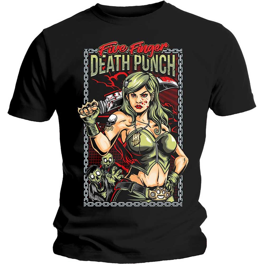 Decade of Destruction Five Finger Death Punch Band TShirt Cotton Graphic Tee Unisex Unisex Summer Streetwear