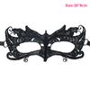Halloween Black Queen Lace Mask Bez pevného tvaru Nášivky výšivky Party Kostým Karnevalová maska ​​Žena Maškarní maska