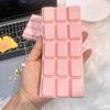 Rosa Schokoriegel Squishy Spielzeug Langsam aufsteigend Weich zum Kneten Stressabbau Fidget Spielzeug für Kinder Erwachsene Angstlinderung Lustiges Spiel