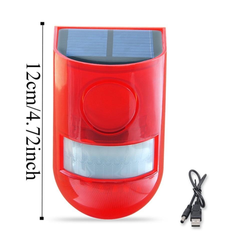Rechargeable Solar Alarm Multifunctional Solar Charging Alarm Solar Lamps  Field Security