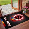 Crystal Velvet Rug Custom Name Text, Soft Non Slip Floor Mat Home DecorSparta Prague