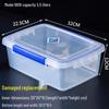 Chu Rong Rectangular Plastic Food Storage Container with Lid