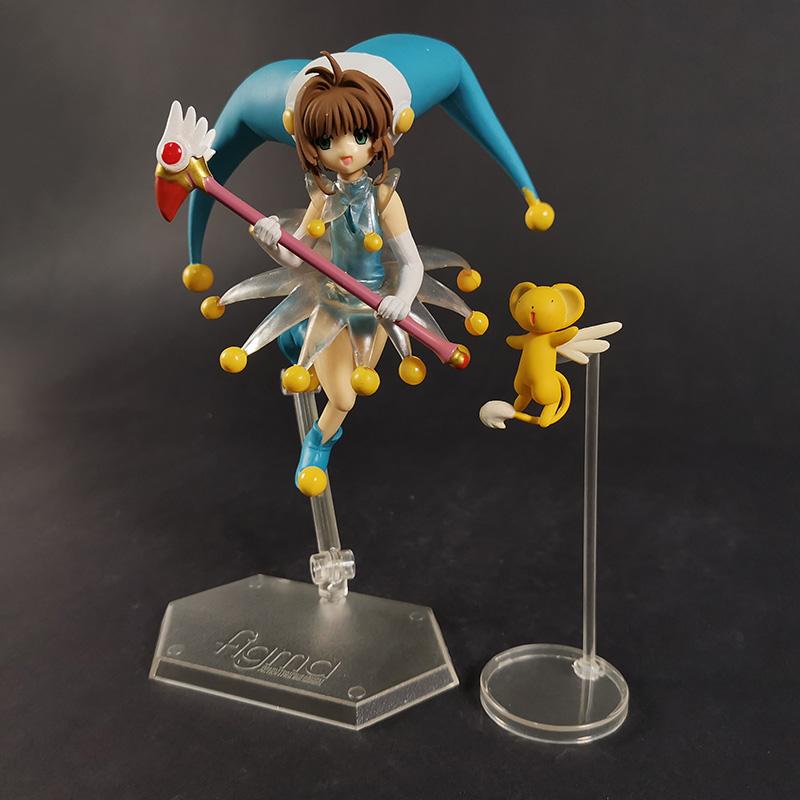 Cardcaptor Sakura KINOMOTO SAKURA Blue Combat Suit Version Figure PVC Doll Model Toys Car Decoration