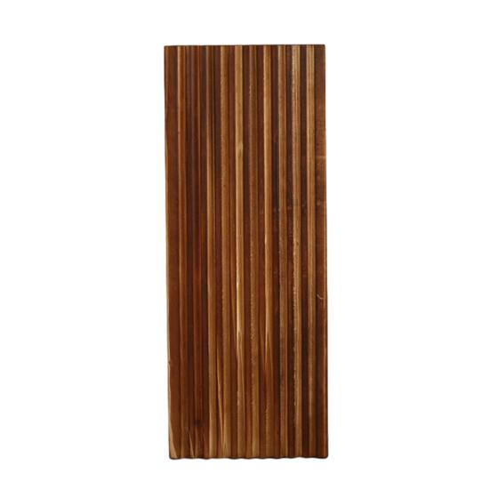 Wooden Serving Platter, Geometric Design Boho Decorative Serving Tray for Fruit, Bread, Vegetables, Multi-use Organizer Tray for Coffee Table, Dinner,