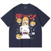 230 Gsm 100% Cotton Chainsaw Man V48 Power Cake Print Unisex Heavy Cotton T Shirt