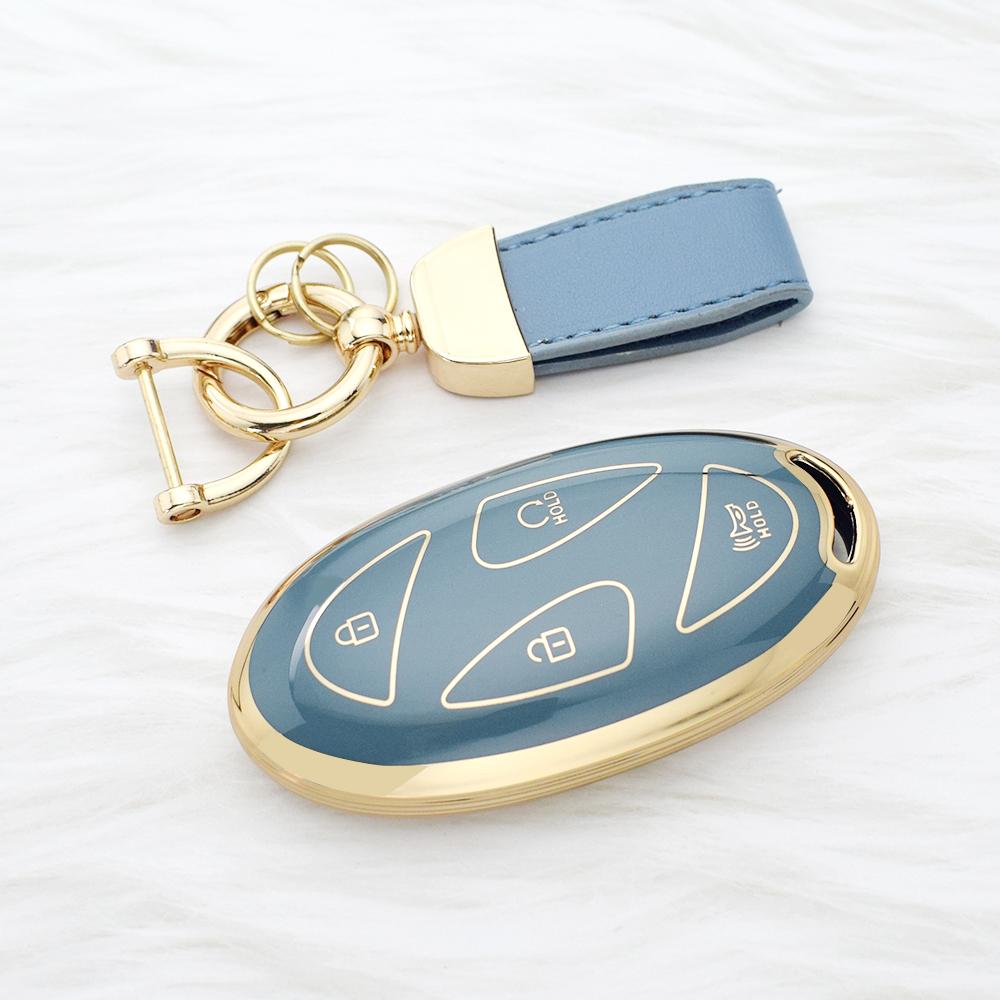 7 Buttons TPU Car Key Case for Hyundai Grandeur GN7 KONA Ev 2023 Lonic 6 Smart Remote Key Shell Fob Auto Cover Accessories