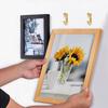 4pc With Nails Photo Frame Hooks Creative Wall Mounting Picture Hangers Metal Clocks Clothes Traceless Hooks for Home