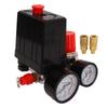 Air Compressor Pressure Switch Control Valve 0‑180PSI Quick Connector 3 In 1 for Automatic Control