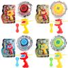 Alloy Childrens Colorful Spinning Tops Set With Hand Grip And Launcher For Play Competitive
