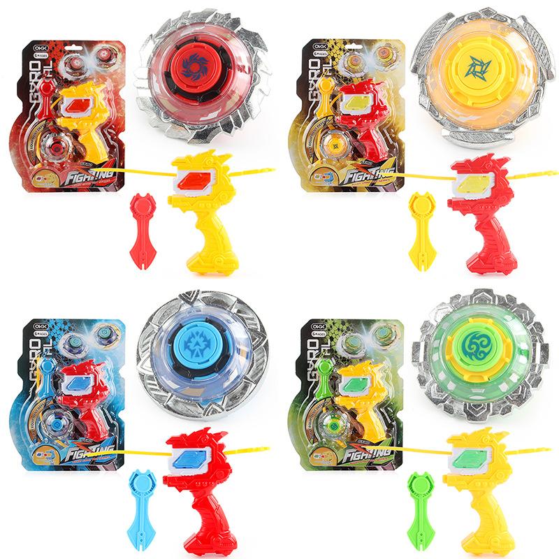Alloy Childrens Colorful Spinning Tops Set With Hand Grip And Launcher For Play Competitive
