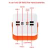 DIY 28 X 18650 PD QC3.0 USB 10W 22.5W Battery Storage Box Fast Wireless Charging Power Bank Case 18650 Battery Holder