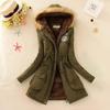2024 Women's Plus Size Hooded Lamb Wool Cotton Jacket: European and American Style Long-Sleeved Coat for Autumn and Winter.