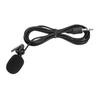 Black Wired Microphone Mini Amplified Microphone Durable Clip Microphone  Reporter