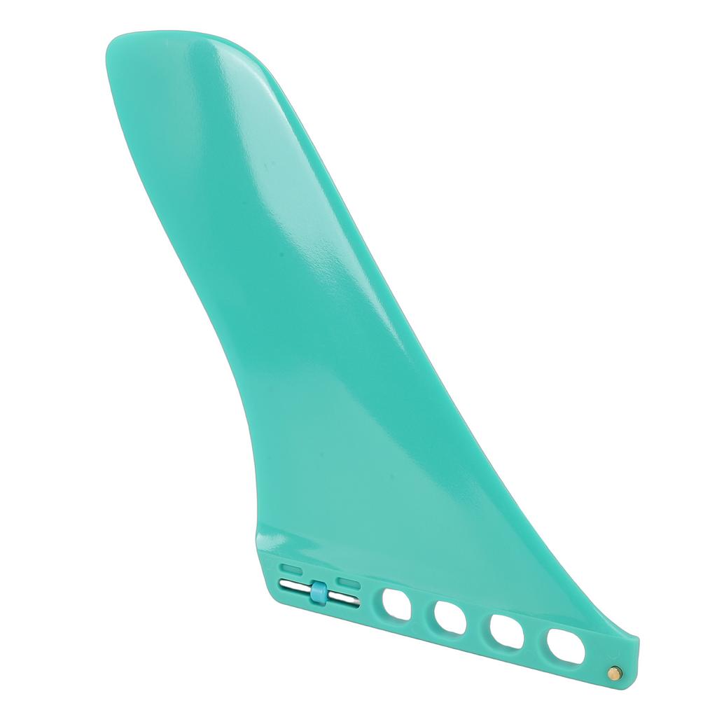 Paddle Board Tail Fin Nylon Fiberglass 9.25 Inch Surf Fin Replacement for Longboard Surfing Accessories Green