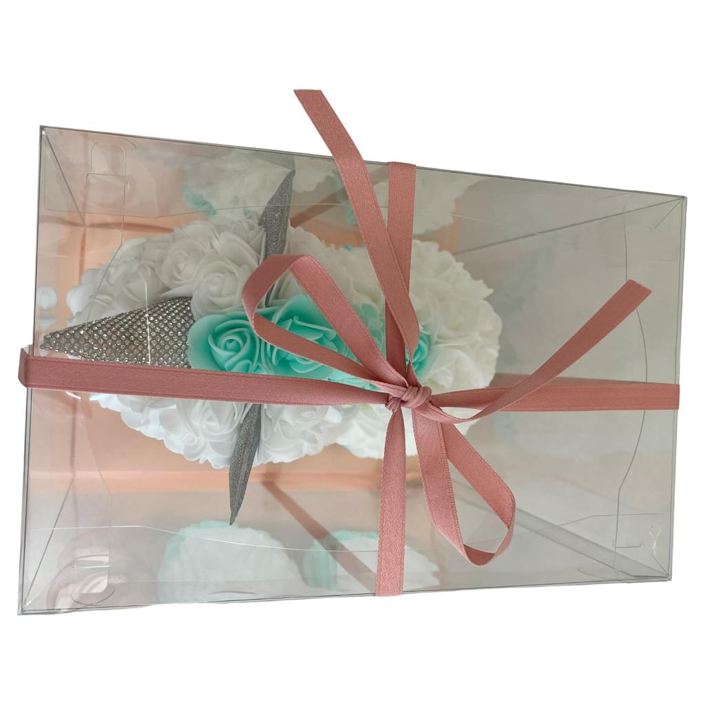 Q-FLA Rose Unicorn White Blue Gift 804540