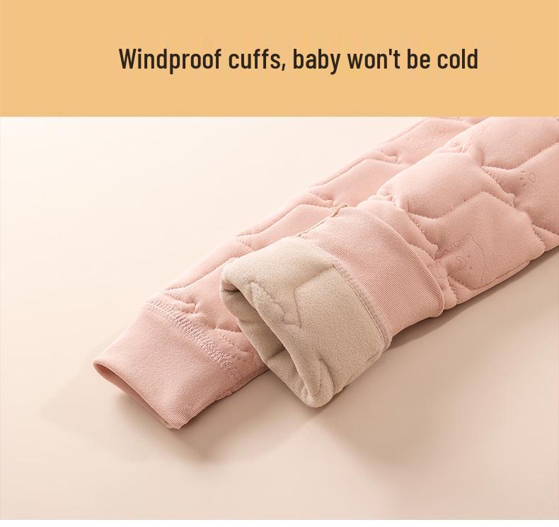 Kids' Cotton-Padded Winter Jacket: Warm Inner Layer for Boys and Girls, Ideal for School Uniforms