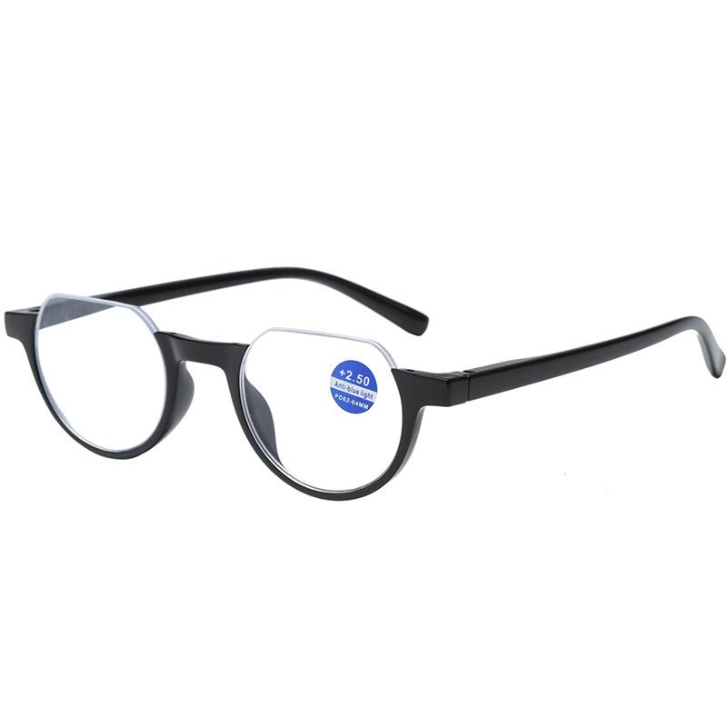 Halvramme fiskesilke lesebriller for kvinner Amazon HD-lesebriller Anti-blå lesebriller