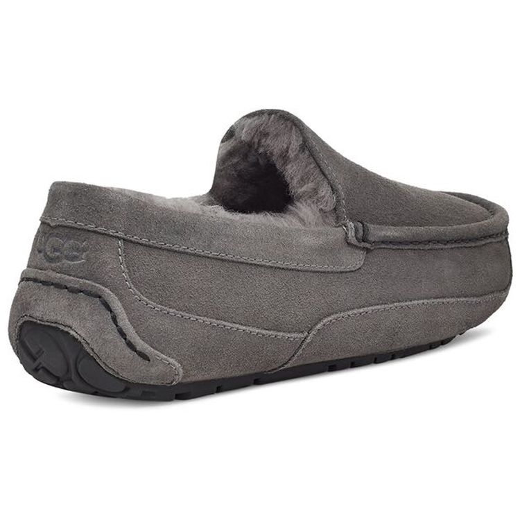 UGG Zapatos Casuales Bajos Planos Zapatos de Hombre Gris 1115149-GRIS