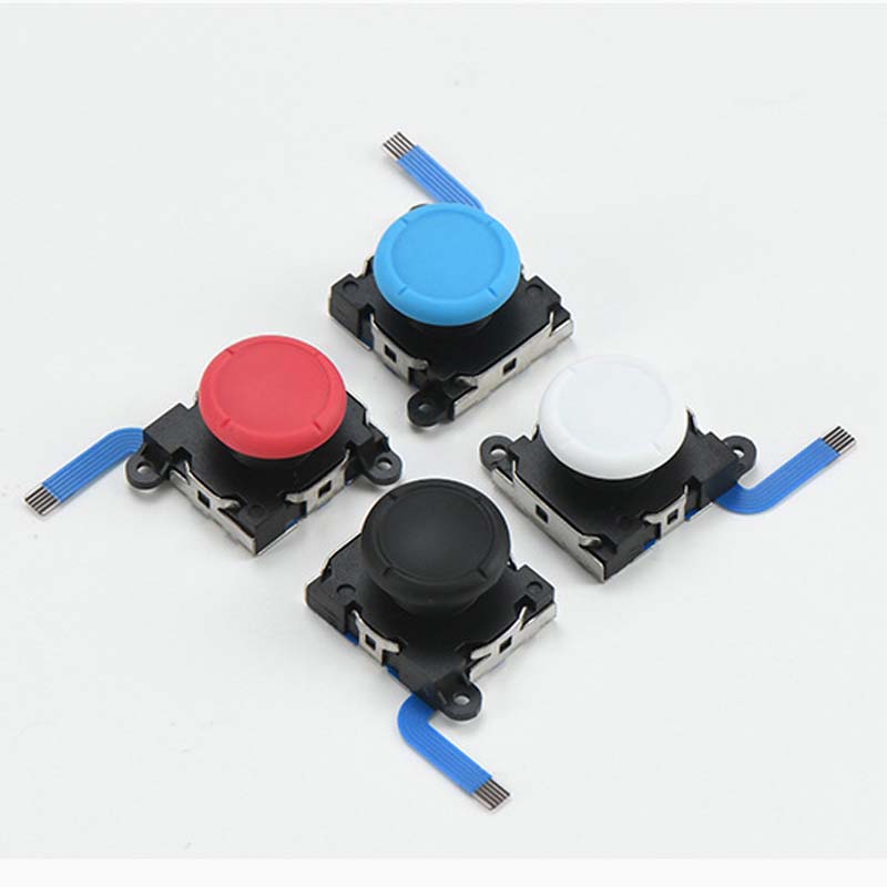 Replacement Joystick for NDS Switch NS Lite Joycon 3D Analog Sensor Module for Switch Controller Left Right Thumb Stick Cap