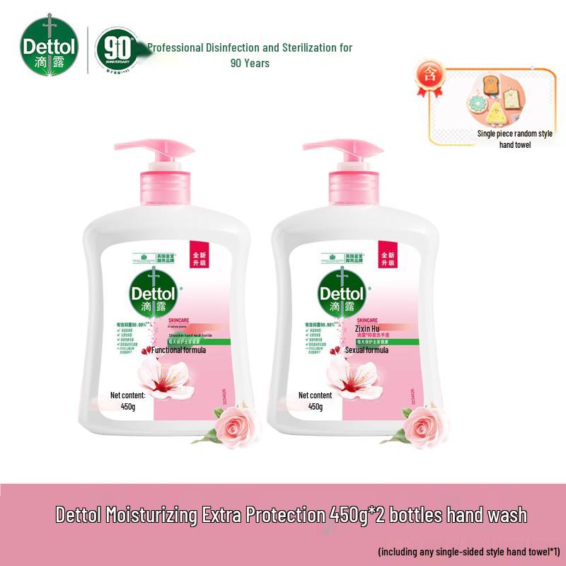 

Dettol Moisturizing & Protecting Antibacterial Hand Wash Twin Pack