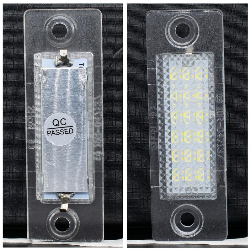 2PCS For VW Volkswagen Multivan Passat Variant Transporter Caravelle Skoda Superb LED License Plate Light