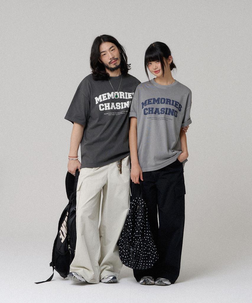 Beobeulpiseu 16-Count Memories Pigment T-Shirt_Light Gray