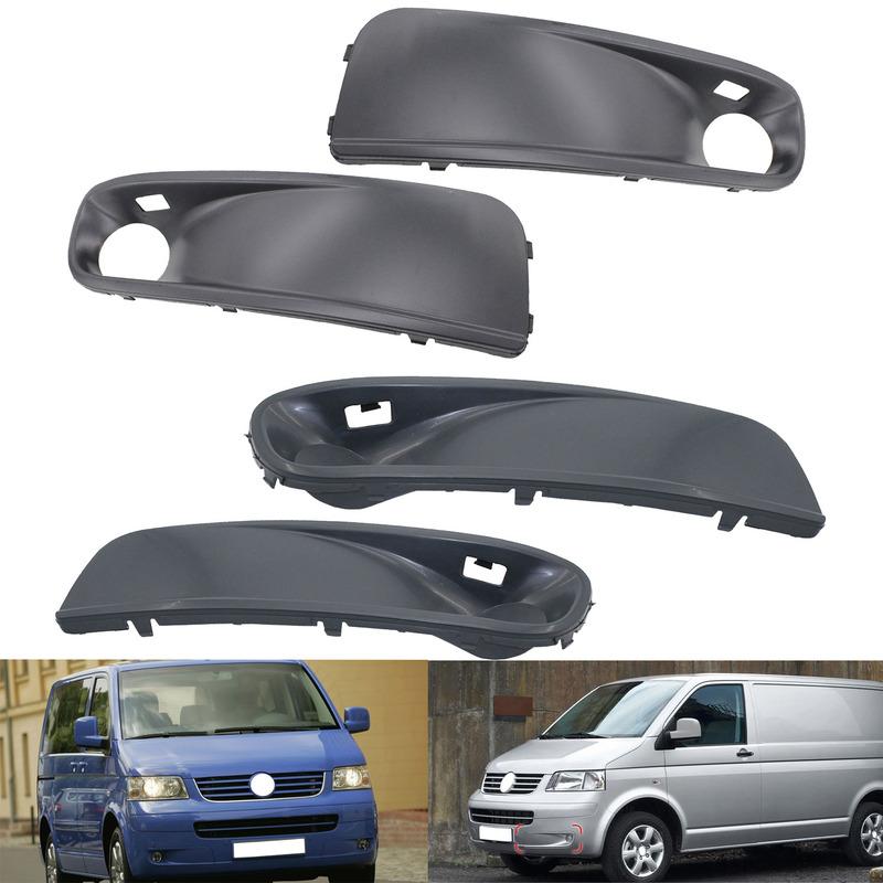 Front Bumper Fog Light Lower Grille Cover Frame for VW Multivan T5 2003 2004 2005 2006 2007 2008 2009 2010 7H5807489 7H5807490