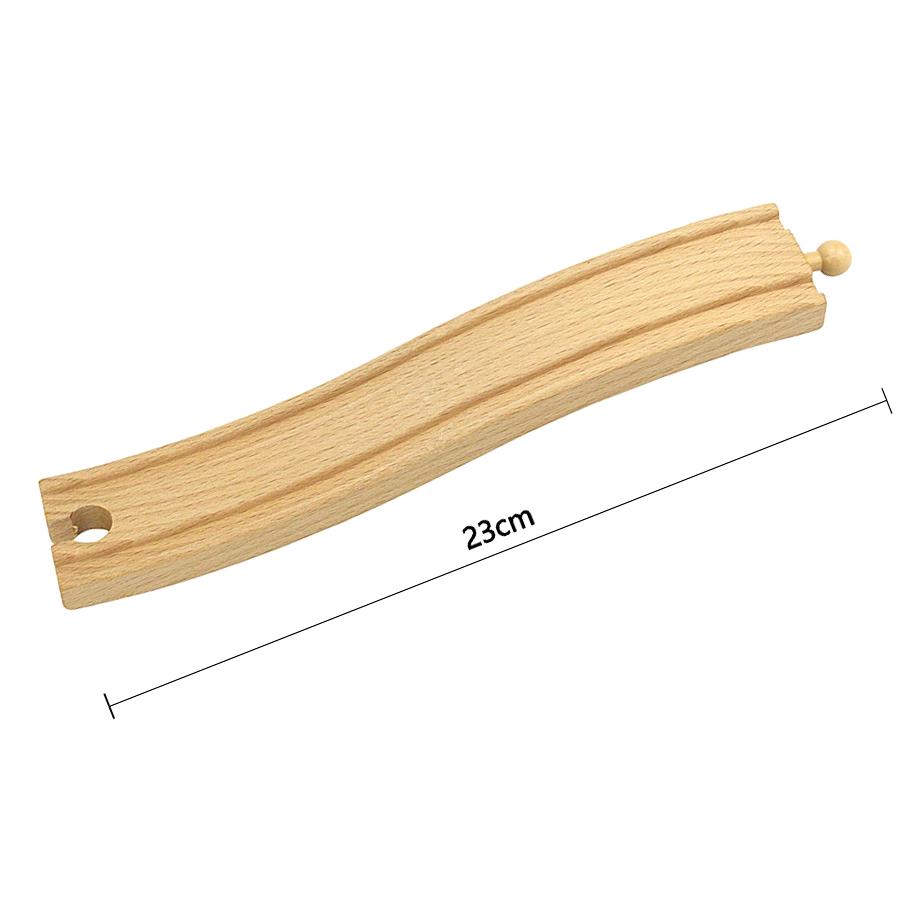 Kinds Of Wooden Track Accessories Beech Wood Railway Train Track Connector Toys Fit Biro All Brands Wooden Tracks Lights Toys
