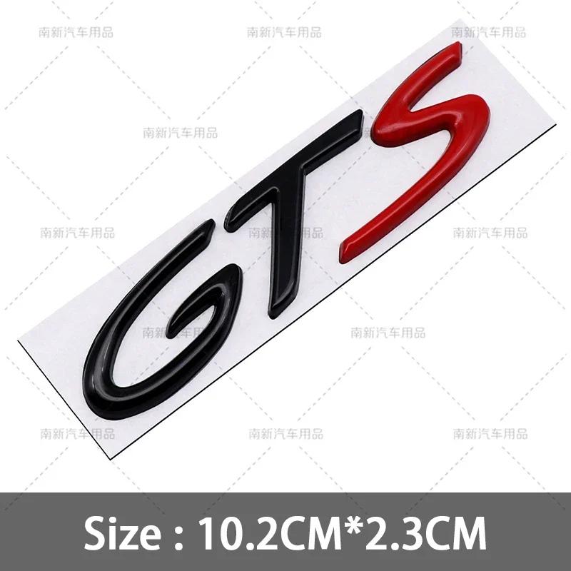 1 Pezzo Metallo GTS Body Emblema Distintivo Adesivo Auto per Cayenne Cayman Panamera Macan 911 918 718 928 901 930 Accessori Styling Auto