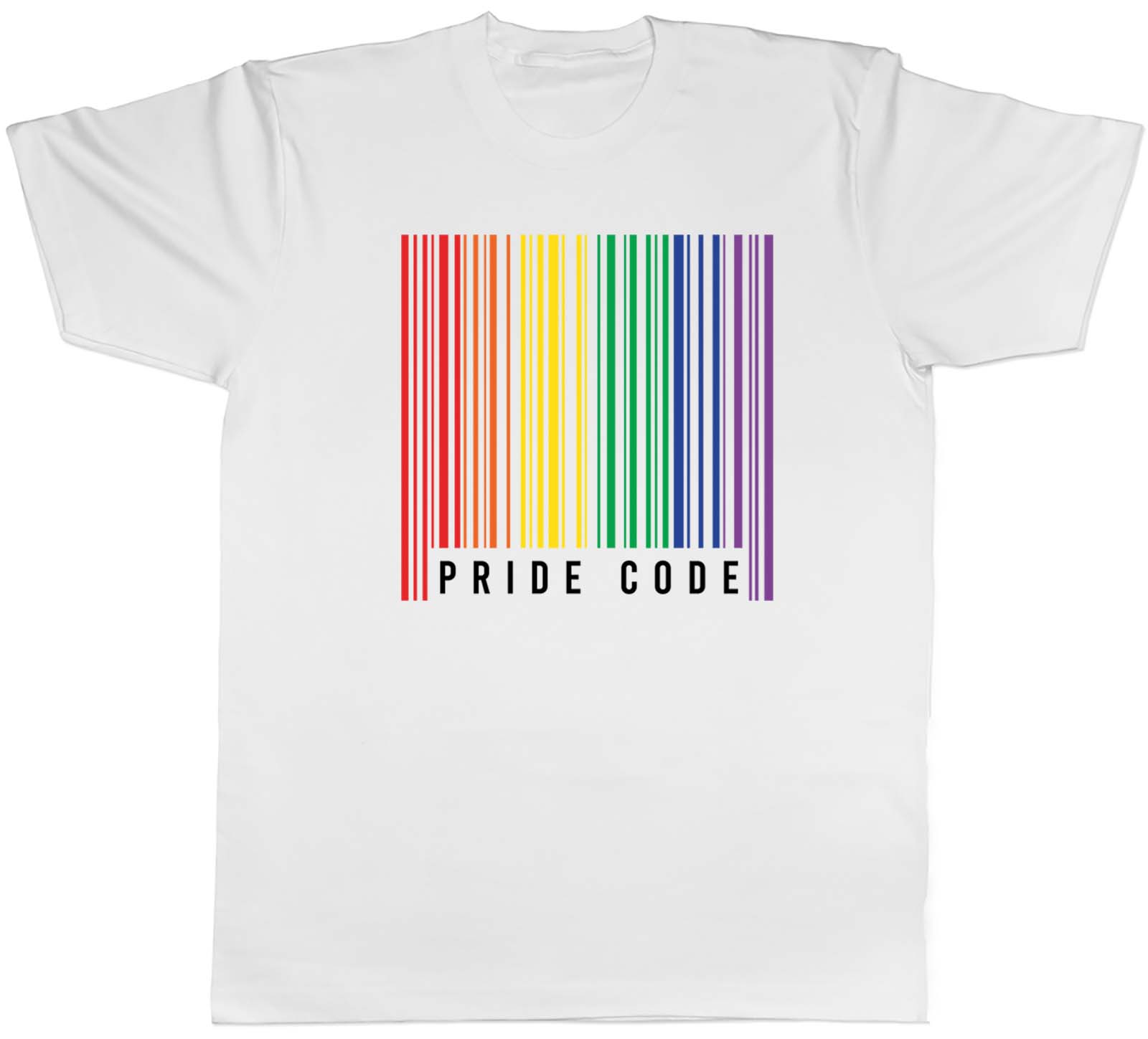 Pride Code Barcode Mens Unisex T-Shirt Tee Gift XL