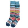Ocean Pacific Ortega Pattern High Snow PNK Socks, Socks, 543912,