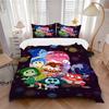 Inside Out Emotions Print 3Pcs Bedding Setduvet Cover With 2 Bedropillowcase Home Birthday Gift