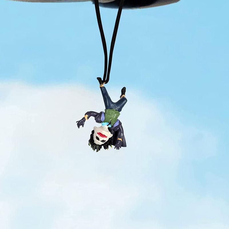 

Cartoon Venom Car Rearview Mirror Pendant Joker Interior Accessories Mini Model Toys Action Figures Poseable Articulated Scale Detailed Movable