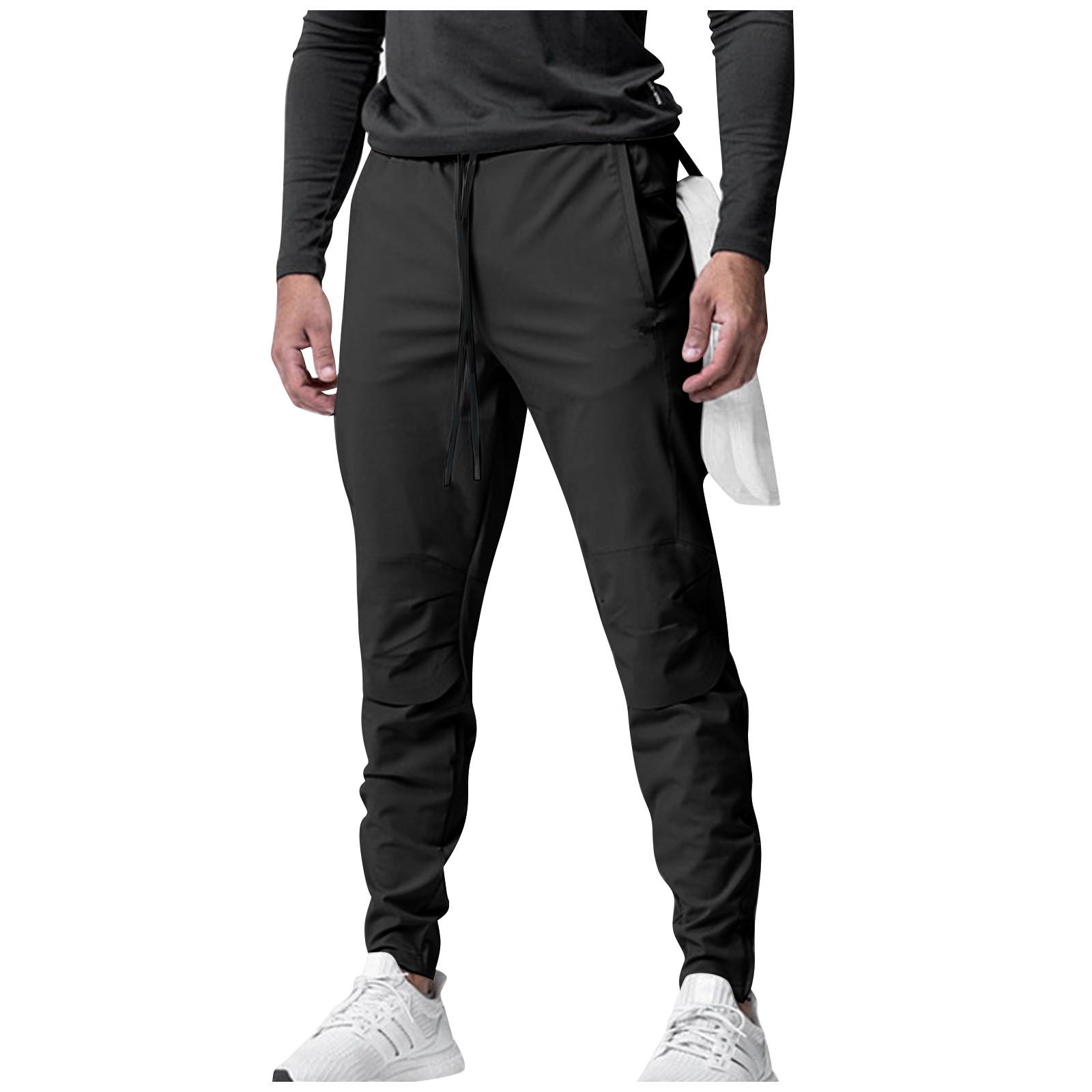 

Autumn And Winter Men s Solid Color Drawstring Loose Pants Casual Sports Pants