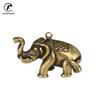 Mini Cute Brass Elephant Small Statue Desktop Drnaments Hooks Home Office Decorative Ornament Creative Brass Elephant Key Chain