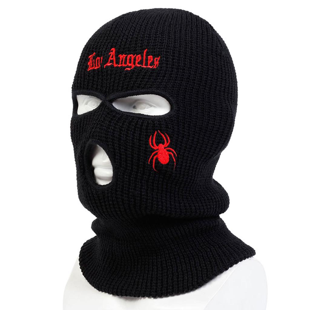 Autumn and Winter Outdoor Warm Balaclava Hat Fashion Windproof and Cold Proof Pullover Hats Outdoor Sports Ski Cap Beanies Caps