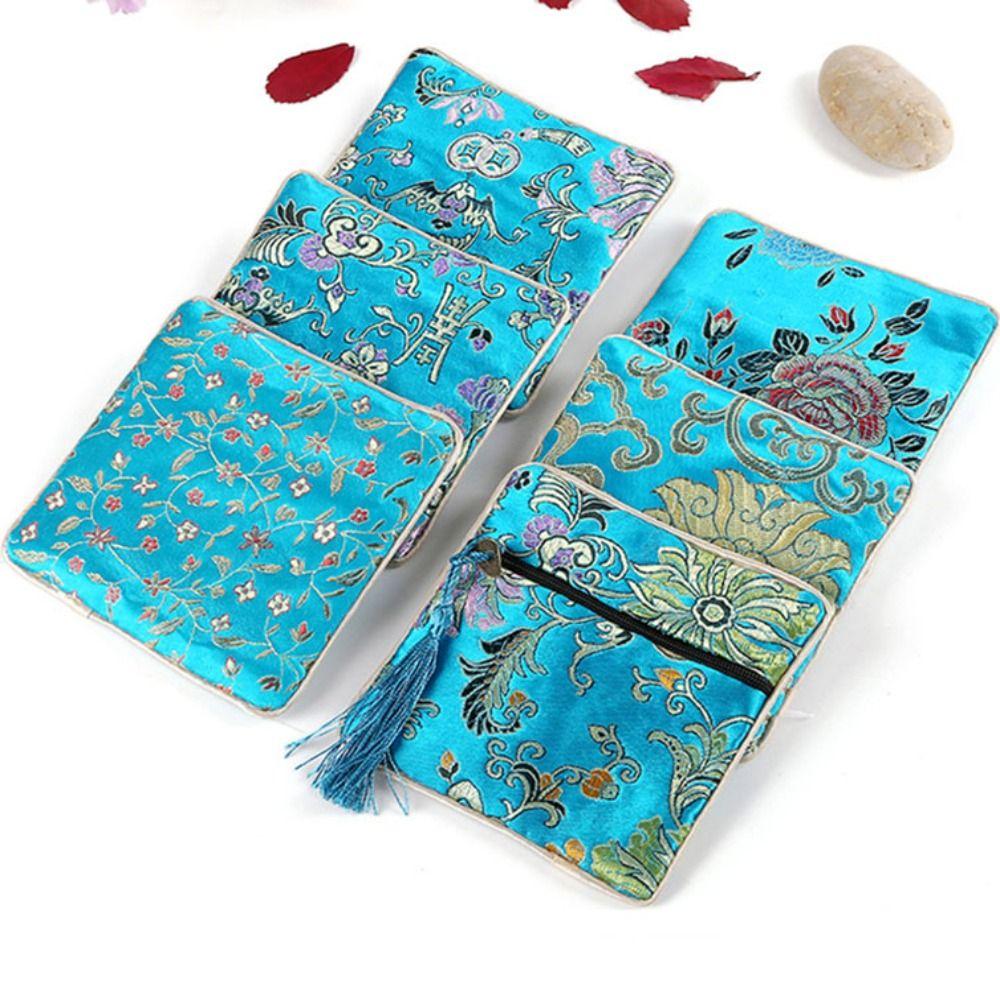 Stoff Schmuck Organizer Kleine Geldbörse Neue Schmuckaufbewahrungstasche