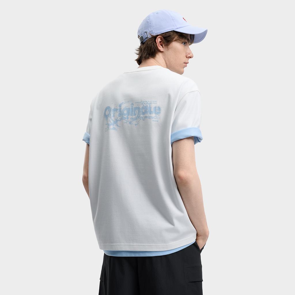 Fila Original Fashion Simple Trend Classic Retro Sports Casual Versatile Comfortable Breathable Loose Round Neck Short Sleeve T-Shirt F11M629102FWT