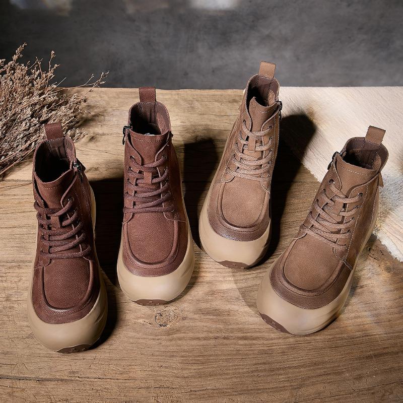 Cizme de damă cu un singur pantof, Pantofi noi de damă, Simpli, Retro, Versatili, Casual