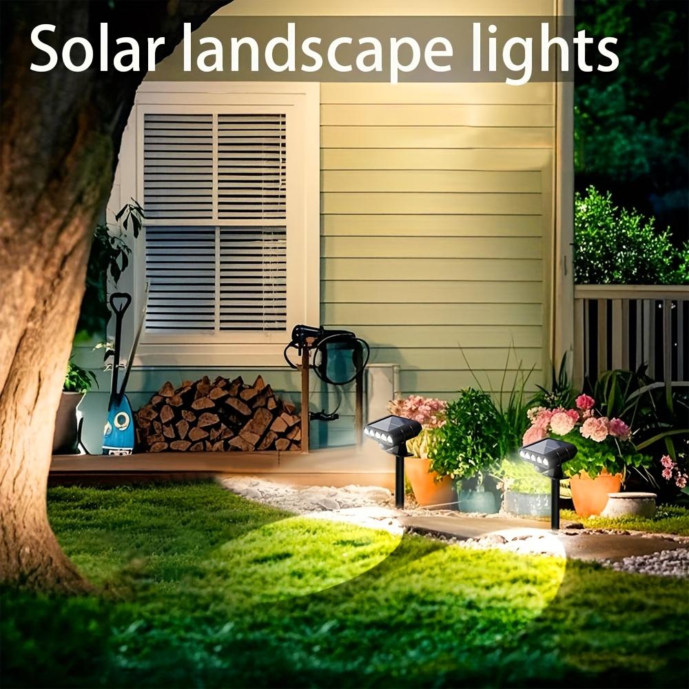 Solar Spot Light Outdoor Solar Landscape Lamp 3-Mode Waterproof Solar Spotlights for Yard Garden Pathway Flowerbed Tree Lighting