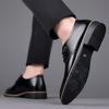 Korean Men's Leather Shoes Business Formal Shoes Versatile School Shoes JZ-662-1