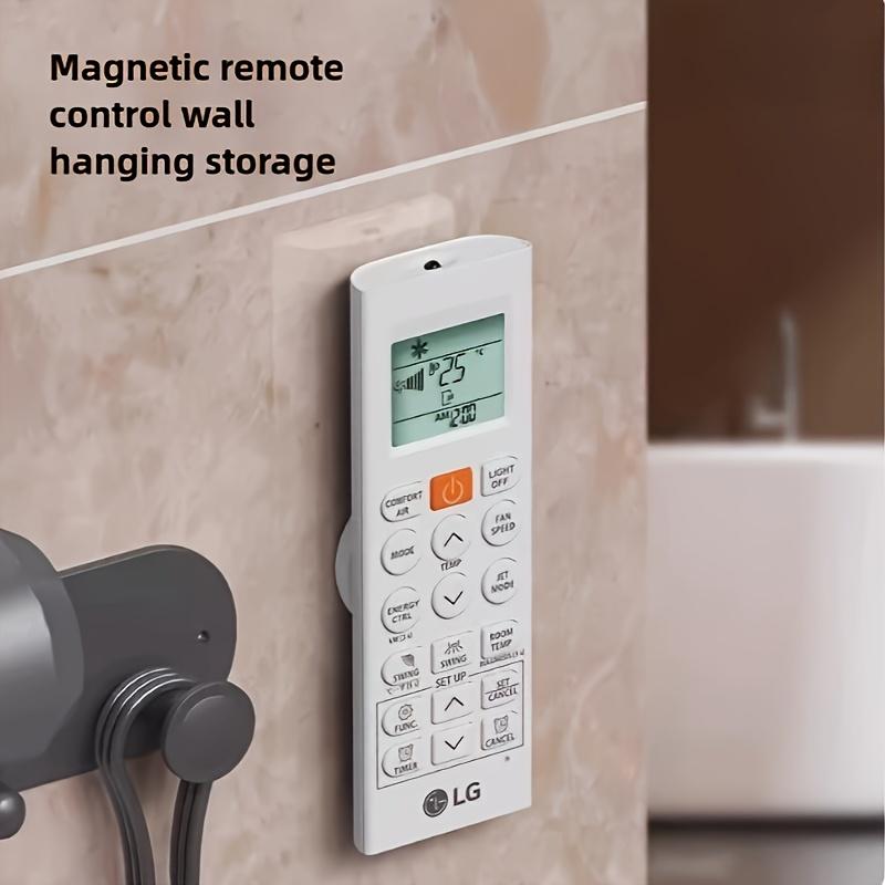 Suport Magnetic pentru Telecomandă Potrivit pentru Telecomenzi TV și Aer Condiționat Nu Necesită Găurire Ușor de Instalat