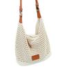 Woven Hollow Bag Women's 2025 New Summer Seaside Vacation Travel Tote Bag Beach Bag Shoulder Armpit Bag
