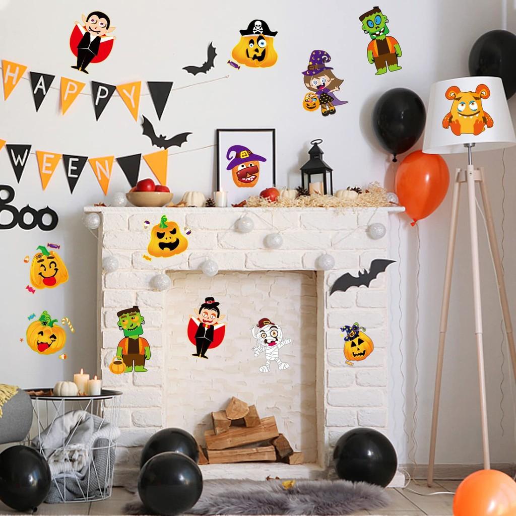 Creative Cm2304009 Halloween Pumpkin Themed Stickers For Kids Fun Crafting Activities