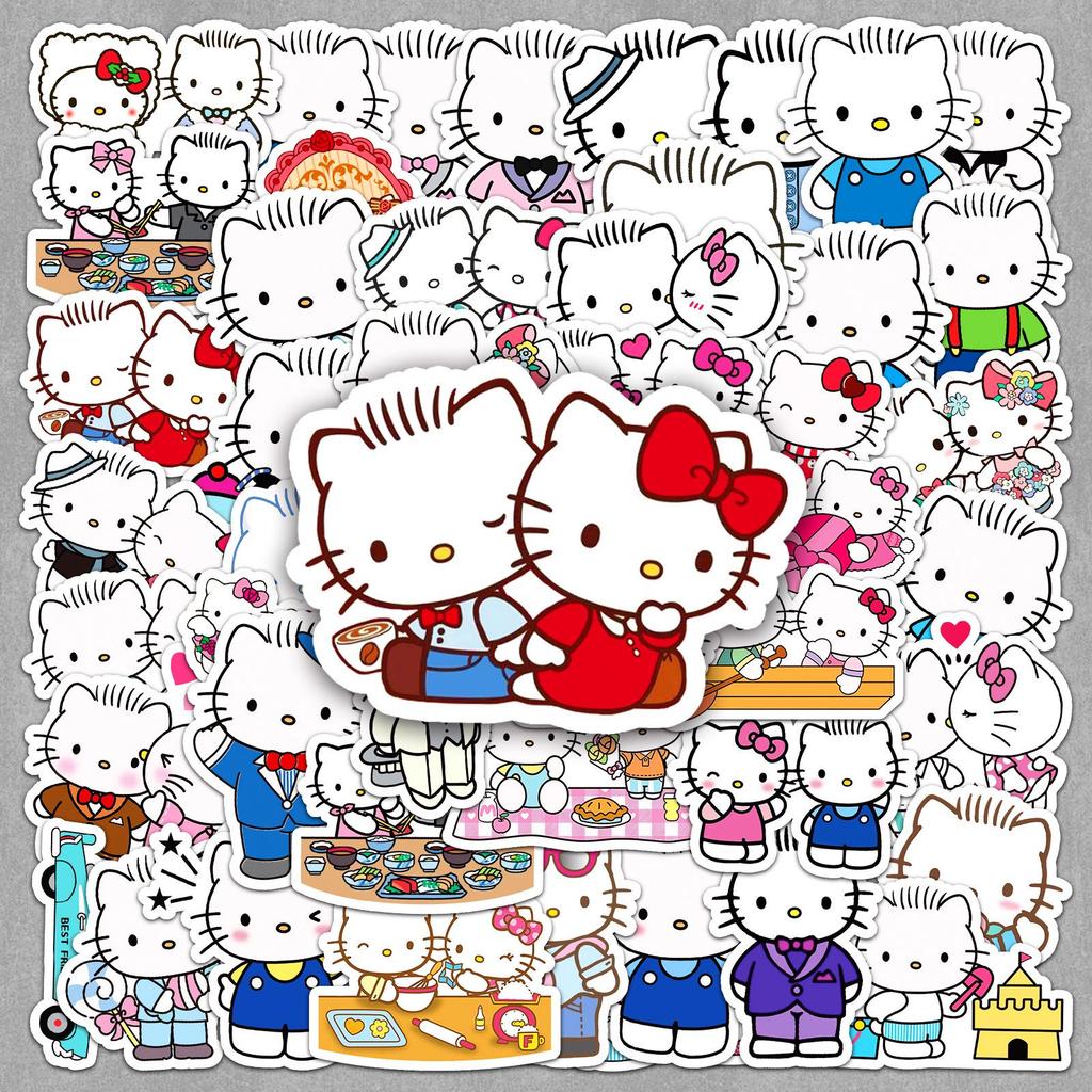 Daniel Sanrio Stickers - 50 Sheets Japanese Anime DIY Journal Decoration Stationery