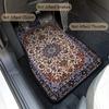 Antique Persian Pattern, Blue Oriental Carpet 4 Pieces Car Floor Mats Car Carpets Full Sets Universal Fit for SUV, Vans Trucks