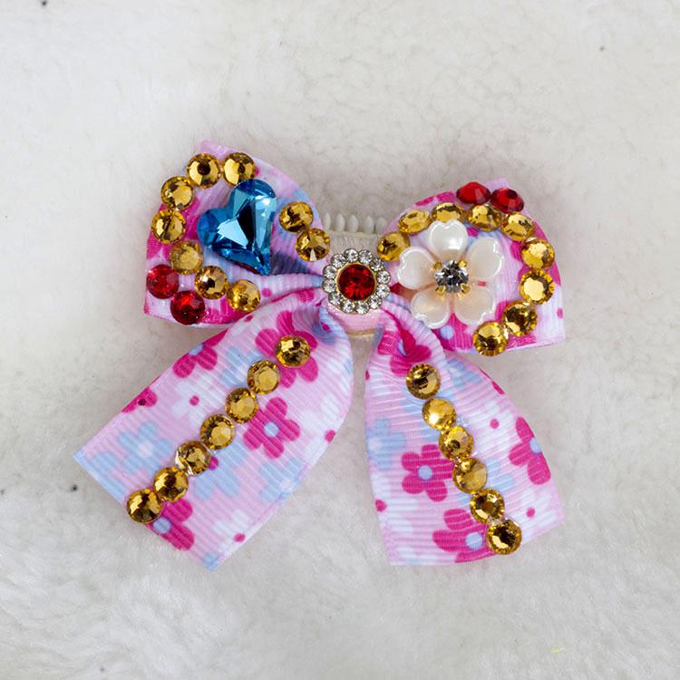 Puppy Hair Clip for Yorkshires & Maltese: Bow Knot Hairpin for All Breeds & Hair Lengths