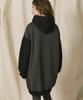 Between A And B Soft Warm Hooded Dress [Black]