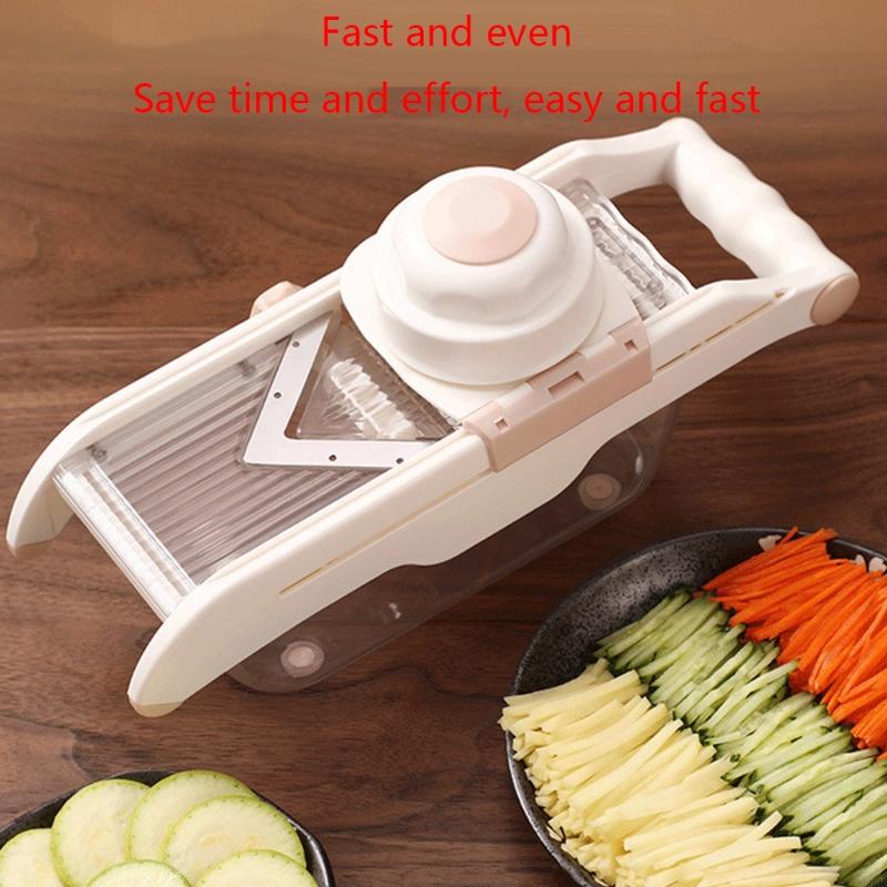 Регулируемая ломтерезка Нержавеющая сталь Многофункциональная ручная резка Овощерезка Терка для овощей Фрукты Кухня China Mainland